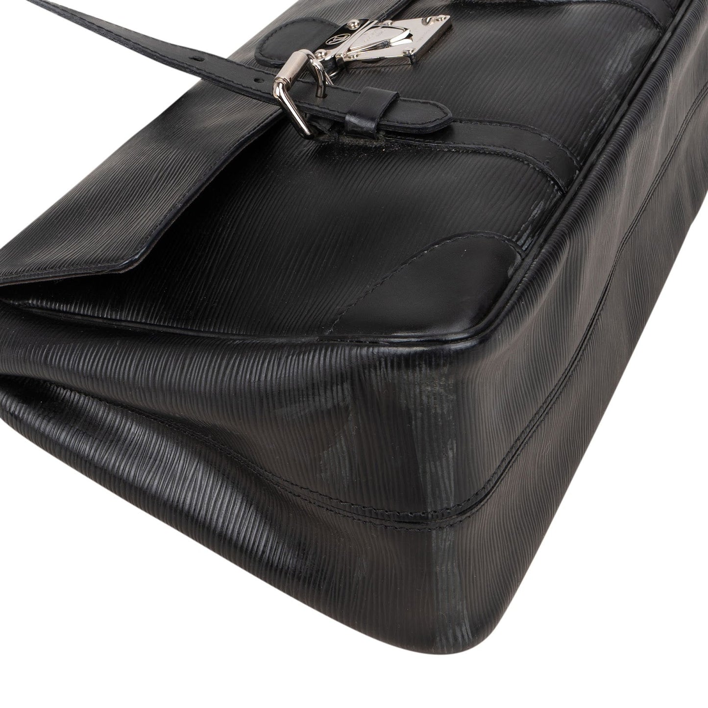 Louis Vuitton Noir Epi Leather Segur Shoulder Bag