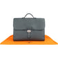 Hermès Gris Togo Leather Sac à Dépêches Business Handbag