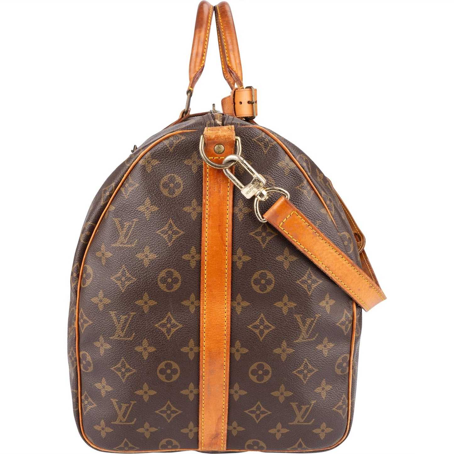 Louis Vuitton Monogram Canvas Keepall 55 Bandoulière Travel Bag