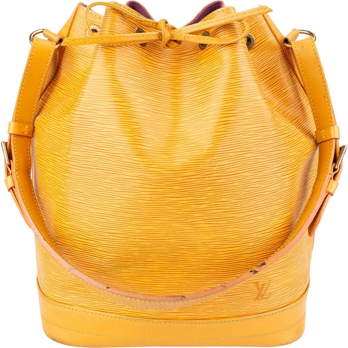 Louis Vuitton Yellow Epi Leather Sac Noé Grande Shoulder Bag