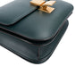 Celine Classic Box Medium aus dunkelgrünem Box-Kalbsleder – Ansicht 6