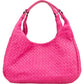 Bottega Veneta Pink Intrecciato Leather Campana Hobo Shoulder Bag