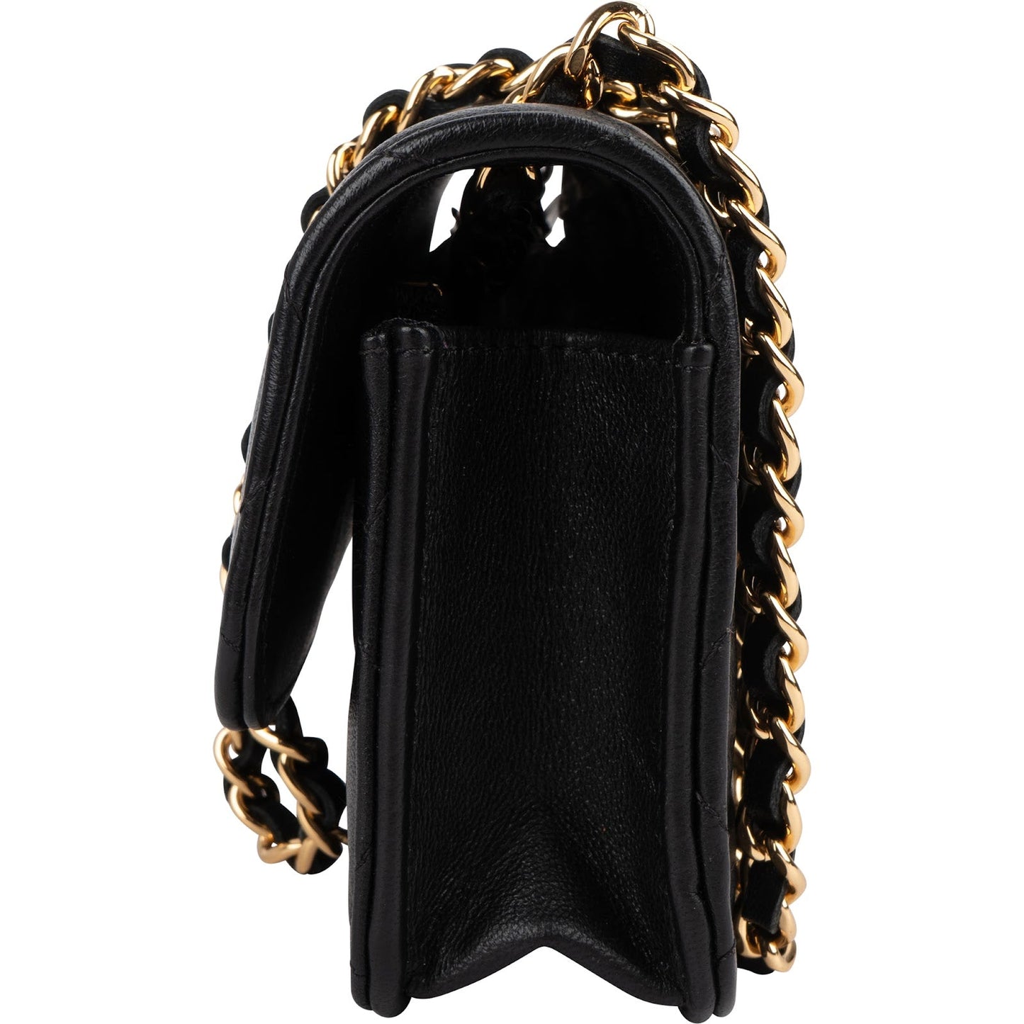 Chanel Quilted Lambskin Coco Casino Single Flap Crossbody Bag