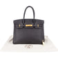 Hermès Prunoir Deep Blue Togo Leather Birkin 30 Handbag
