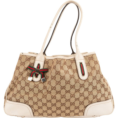 Gucci Monogram GG Princy Tote Shoulder Bag