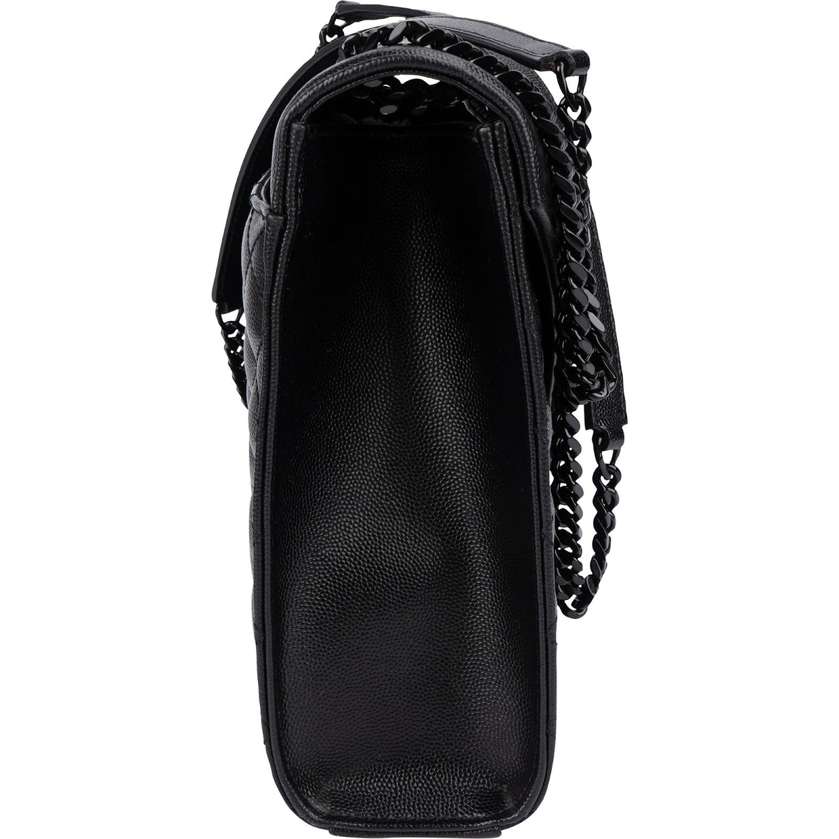 Saint Laurent Grain De Poudre Leather Large Envelope Crossbody Bag
