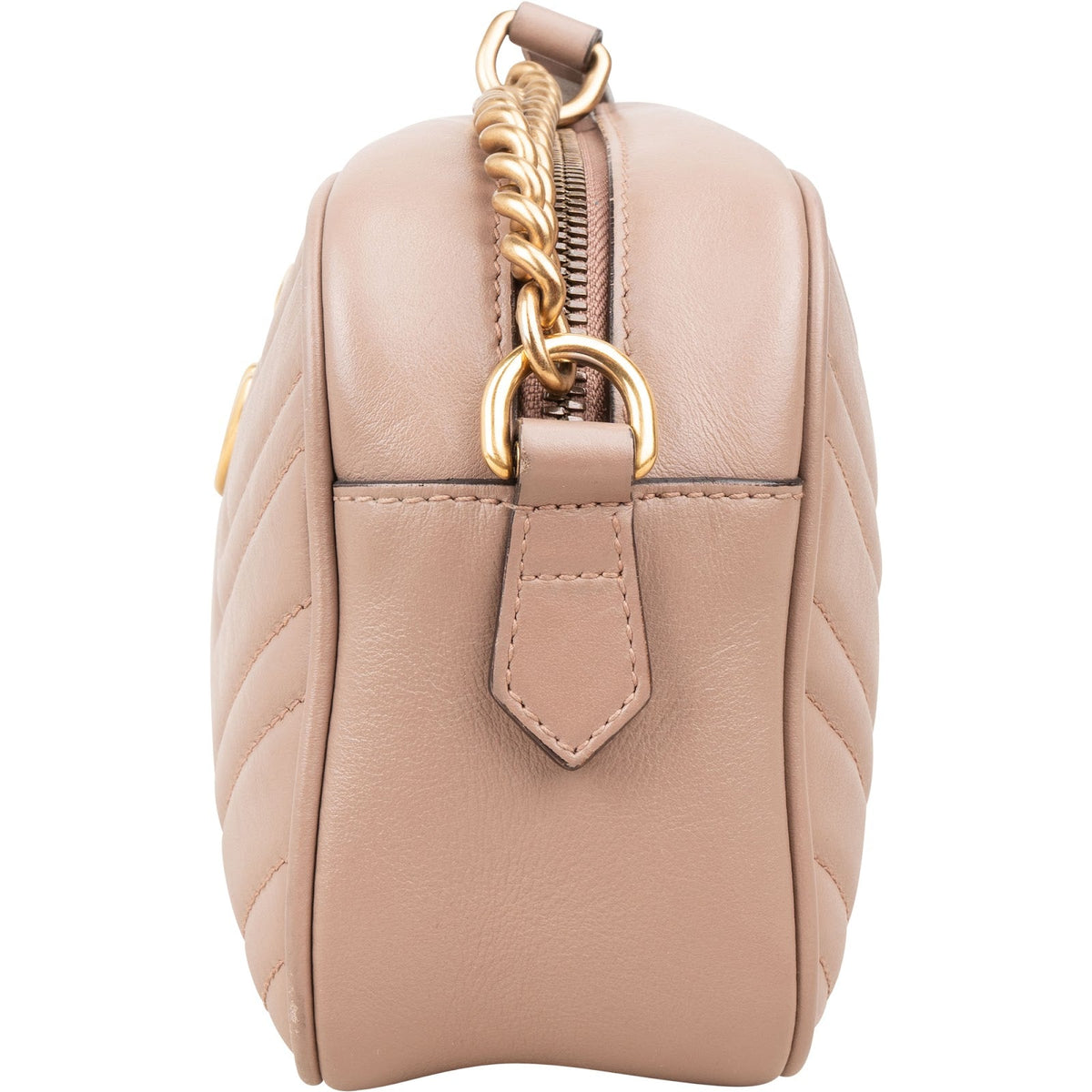 Gucci Matelassé Leather GG Marmont Camera Crossbody Bag