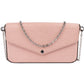 Louis Vuitton Pochette Félicie aus rosa Epi-Leder – Vorderansicht