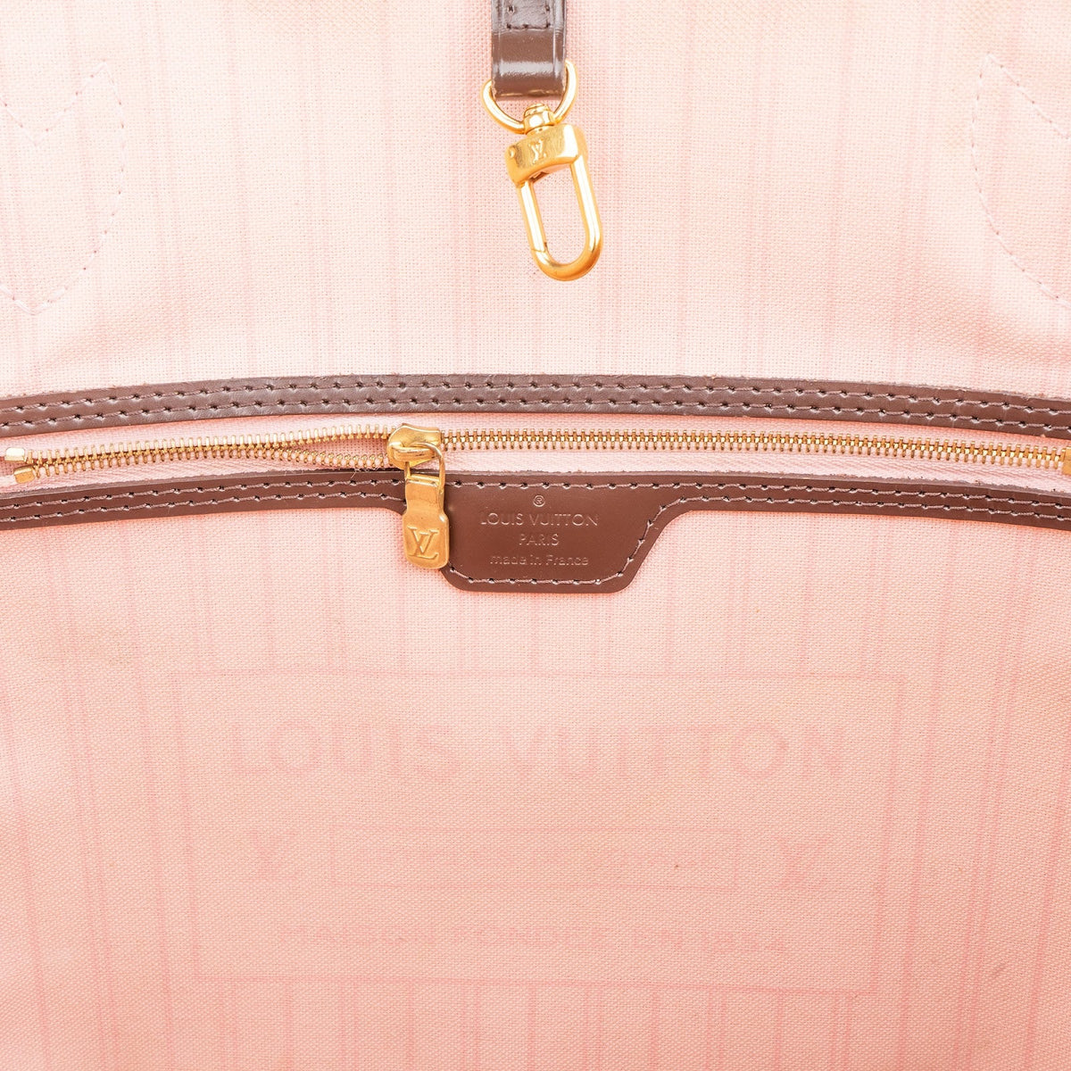 Louis Vuitton Monogram Damier Ebene Neverfull MM Shoulder Bag