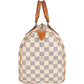 Louis Vuitton Monogram Damier Azur Speedy 30 Handbag