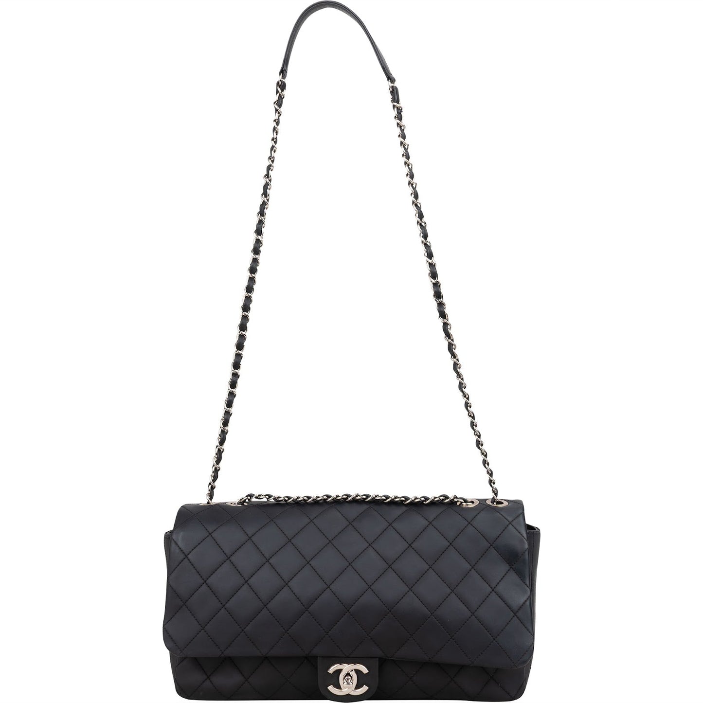 Chanel Quilted Raincoat Single Flap Crossbody Bag
