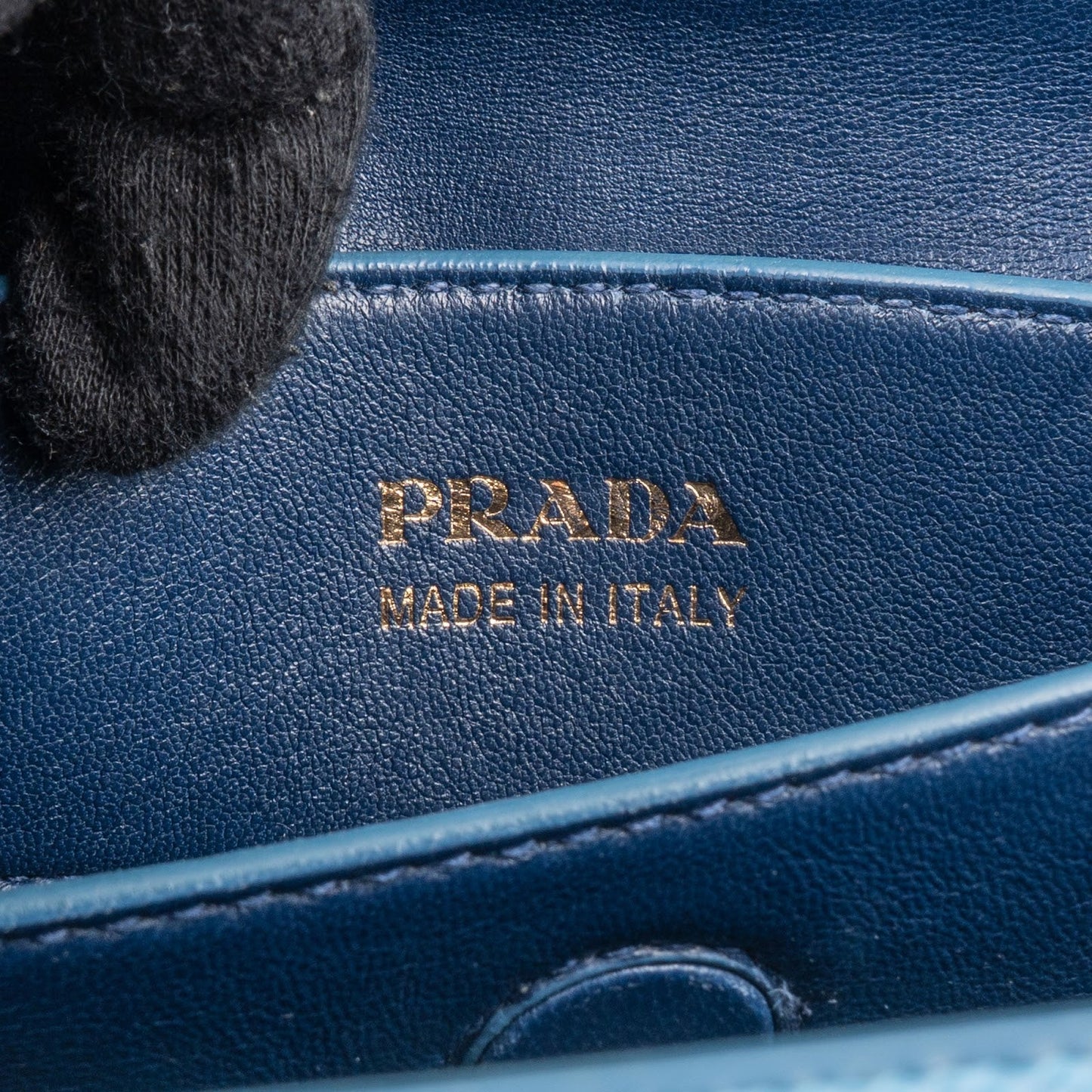Prada Saffiano Leather Small Double Handbag
