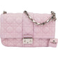 Christian Dior Pink Quilted Leather Diorama Shoulder Bag