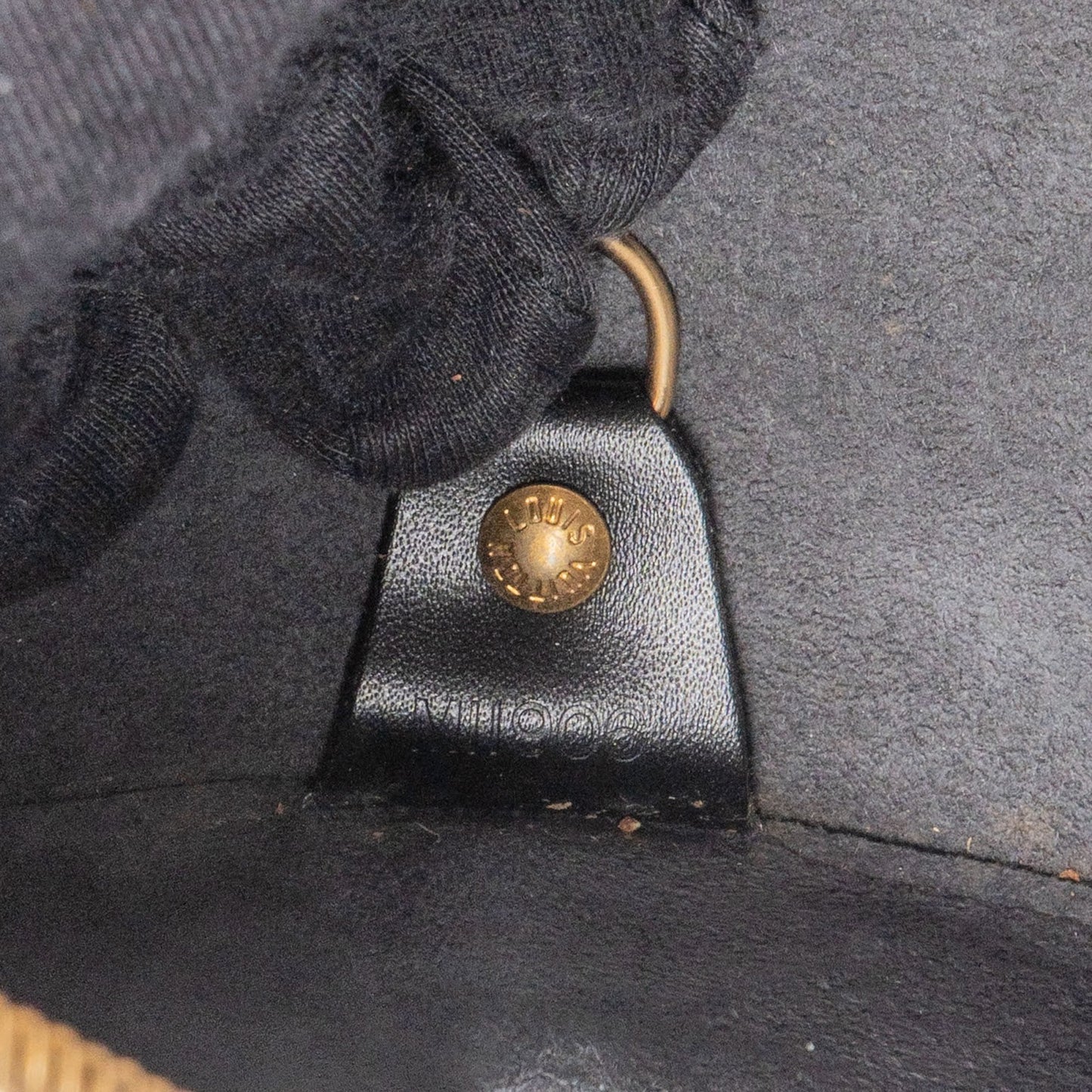 Louis Vuitton Noir Epi Leather Soufflot Handbag