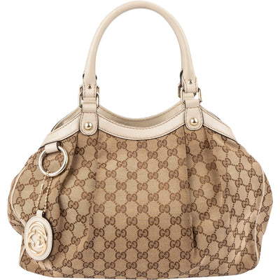 Gucci Monogram GG Canvas Sukey Handbag