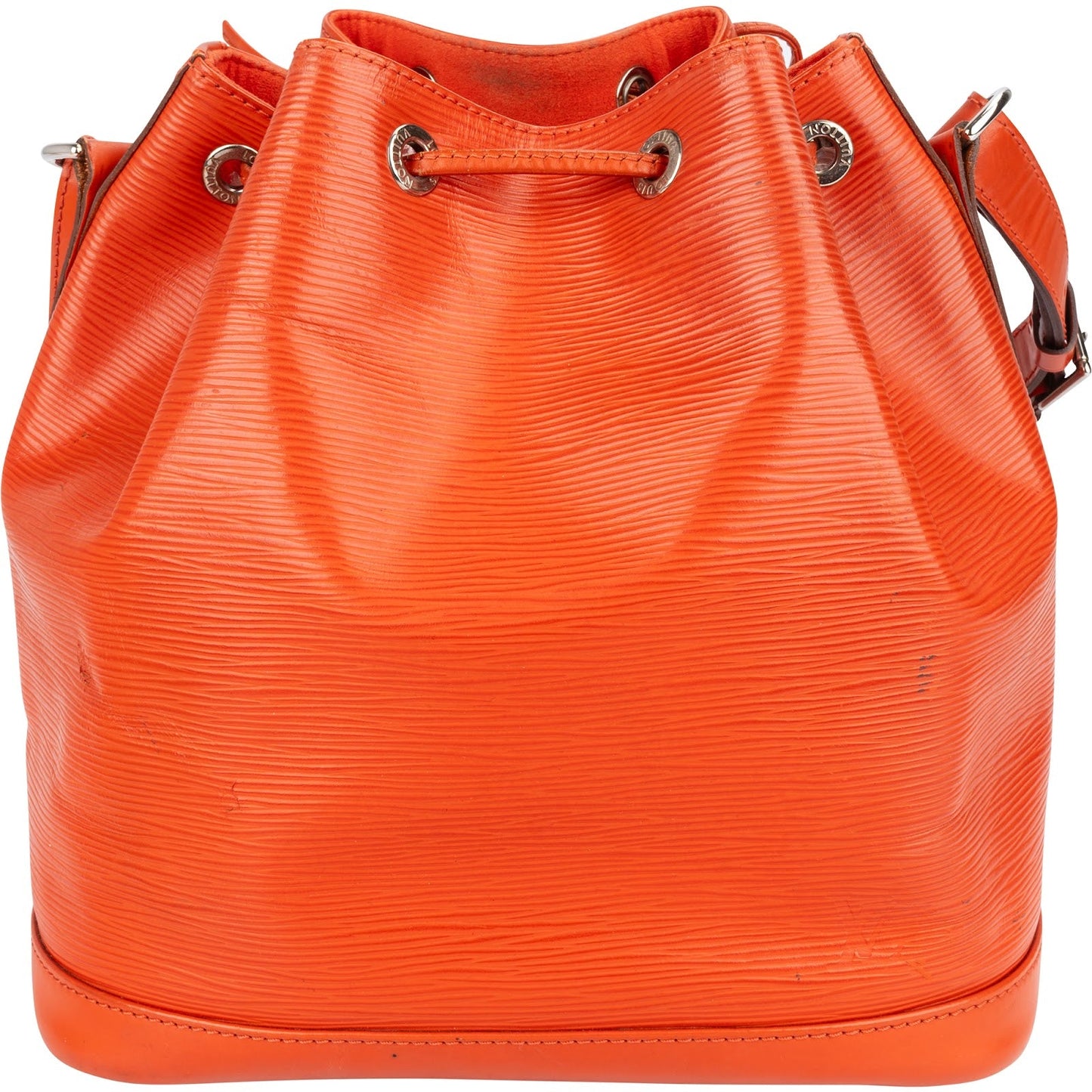 Louis Vuitton Orange Epi Leather NM Sac Noe Petit Shoulder Bag