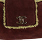 Chanel Suede and Shearling CC Handbag
