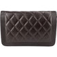 Chanel Quilted Caviar Leather Boy Wallet On Chain Crossbody Bag