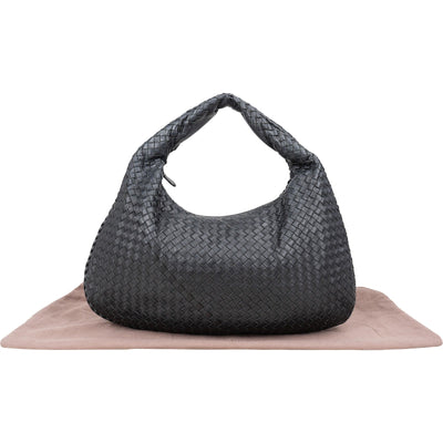 Bottega Intrecciato Leather Belly Hobo Shoulder Bag