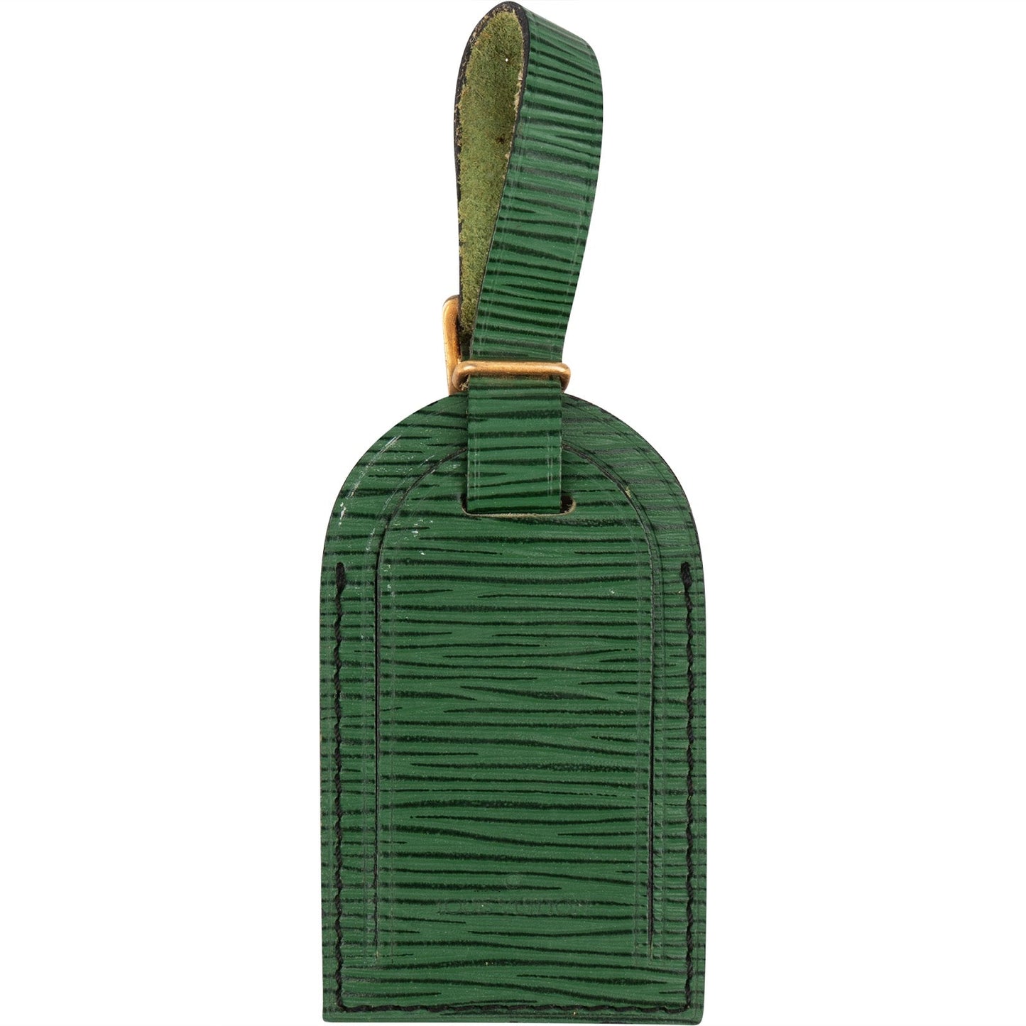 Louis Vuitton Green Epi Leather Luggage Tag