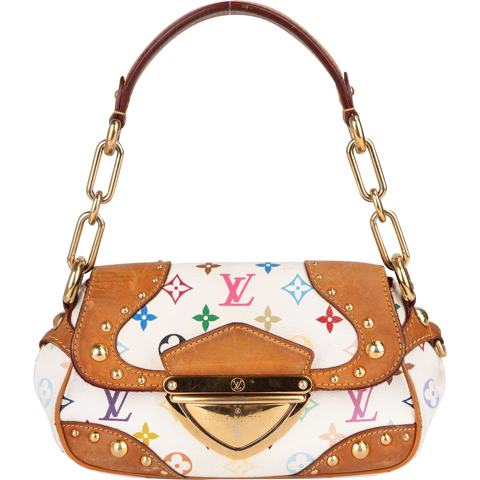 Louis Vuitton Canvas Monogram Murakami Multicolor Marilyn Handbag
