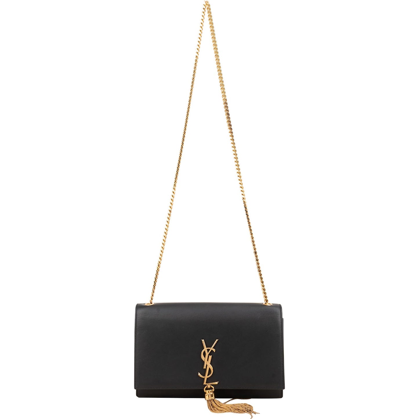 Saint Laurent Smooth Leather Kate Tassel Chain Shoulder Bag