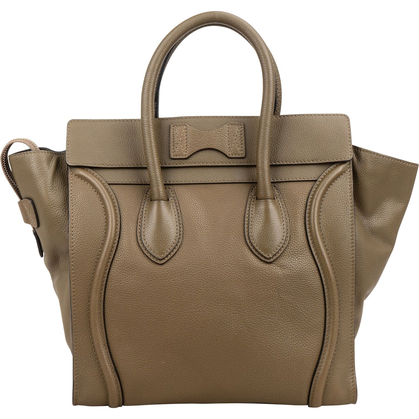 Céline Grained Calfskin Large Luggage Handbag