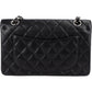 Chanel Quilted Caviar Leather Small Double Flap Shoulder Bag
