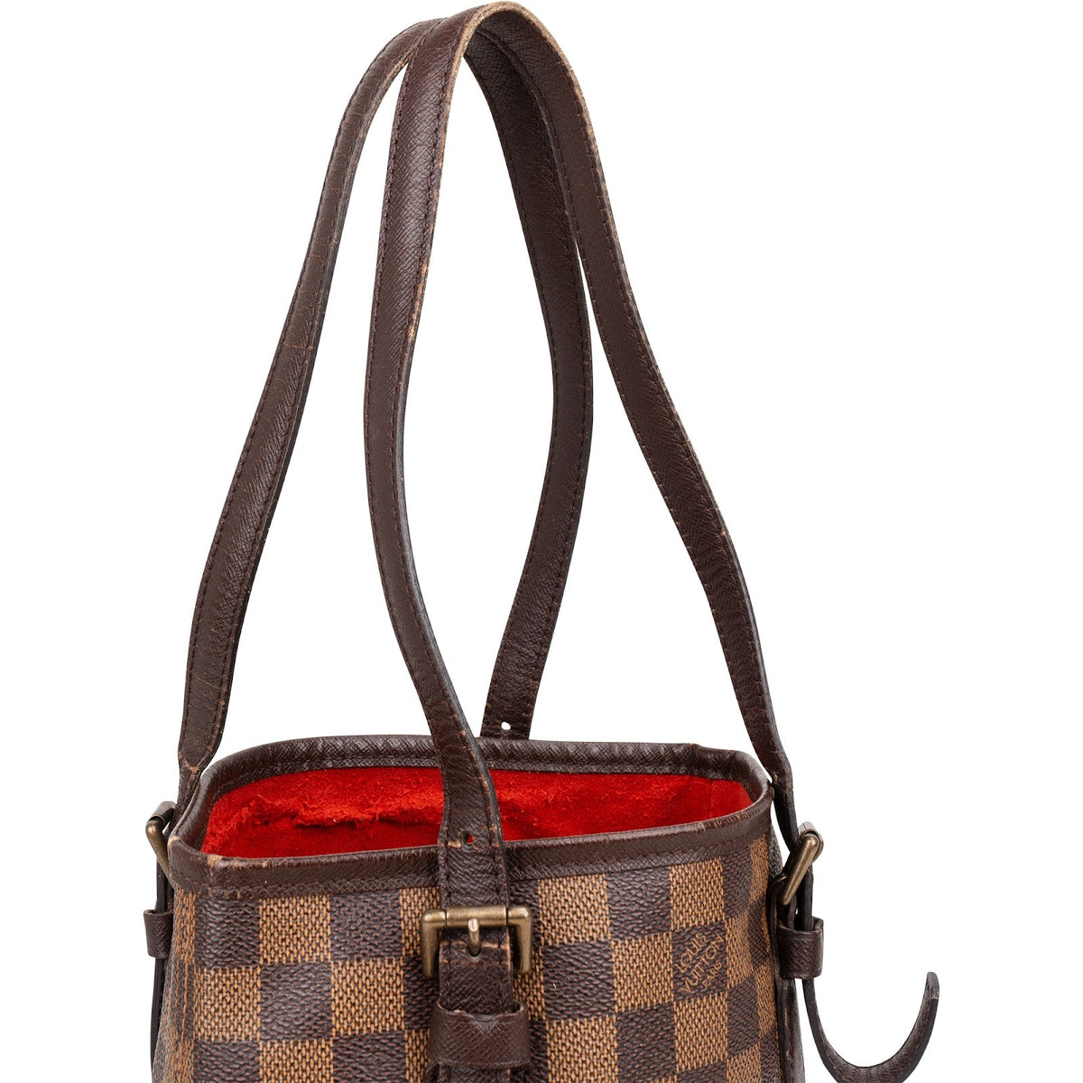 Louis Vuitton Monogram Damier Ebene Bucket PM Shoulder Bag