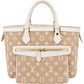Louis Vuitton Cabas Sabbia MM aus Monogram Denim – Vorderansicht
