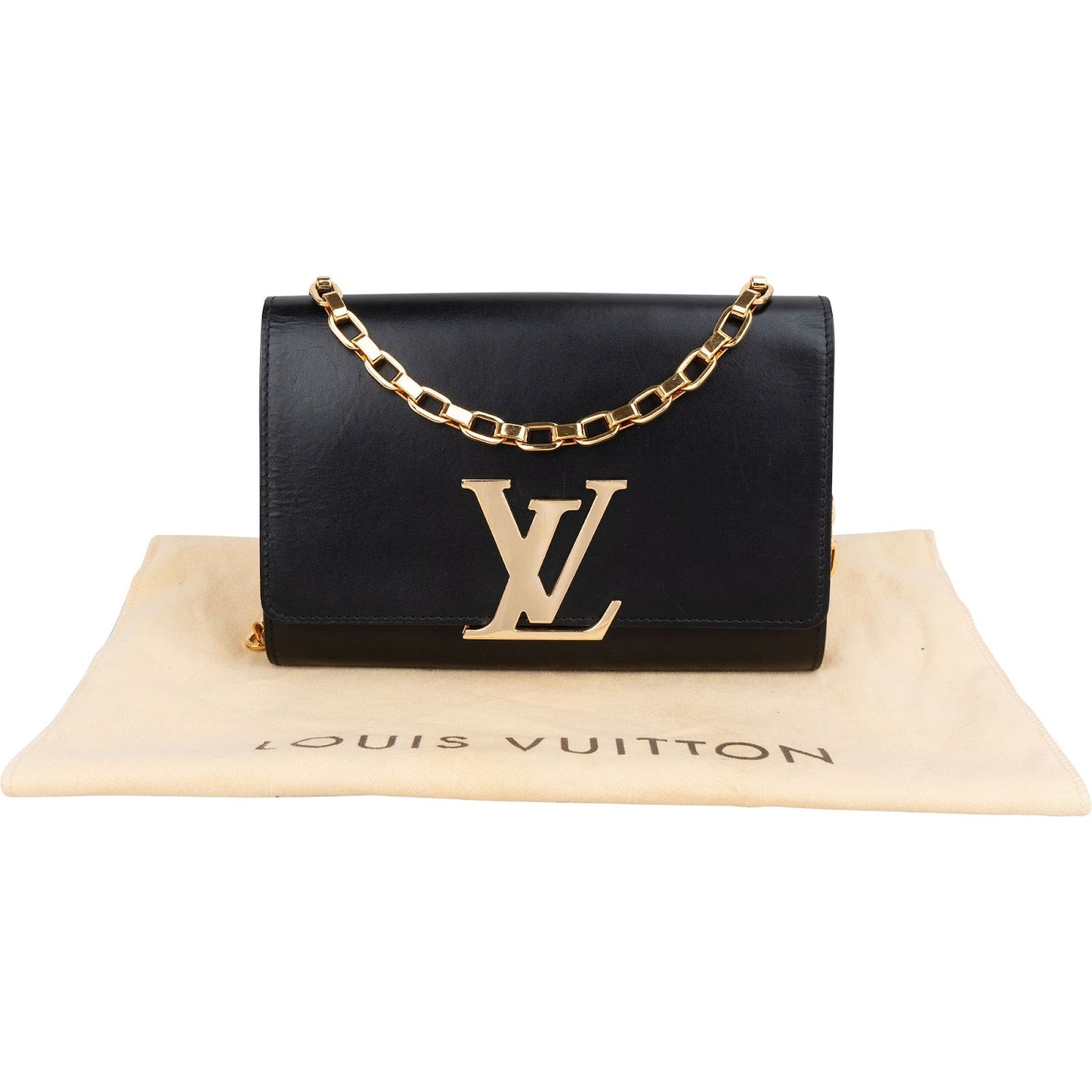 Louis Vuitton Boxcalf Twist Pochette Louise Crossbody Bag