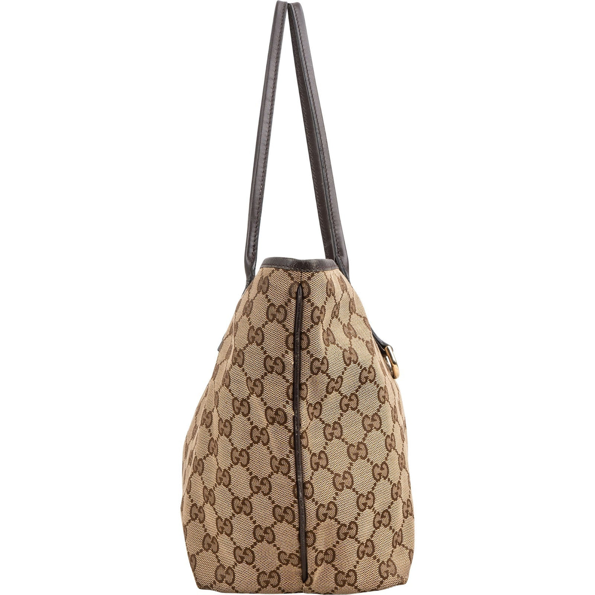 Gucci Monogram GG Canvas Abbey Interlocking G Tote Shoulder Bag