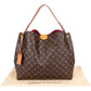 Louis Vuitton Monogram Canvas Graceful MM Handbag