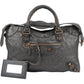 Balenciaga Grey Leather Classic City Bag Handbag