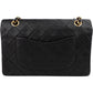 Chanel Quilted Lambskin 24K Gold Medium Double Flap Shoulder Bag