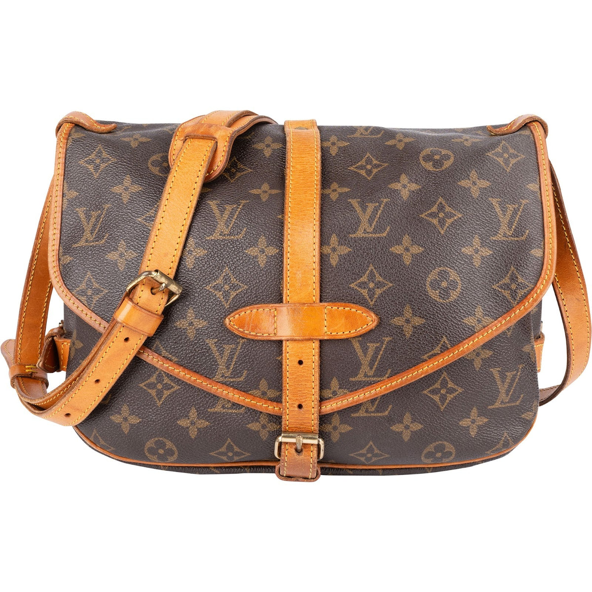 Louis Vuitton Monogram Canvas Saumur 30 Crossbody Bag