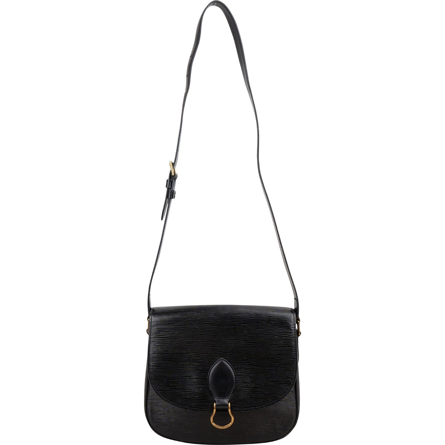 Louis Vuitton Noir Epi Leather Saint Cloud GM Crossbody Bag