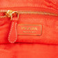 Prada Orange Nylon Puffer Shoulder Bag