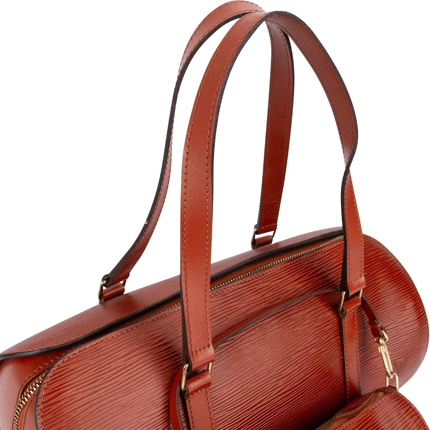 Louis Vuitton Kenyan Fawn Epi Leather Soufflot Handbag
