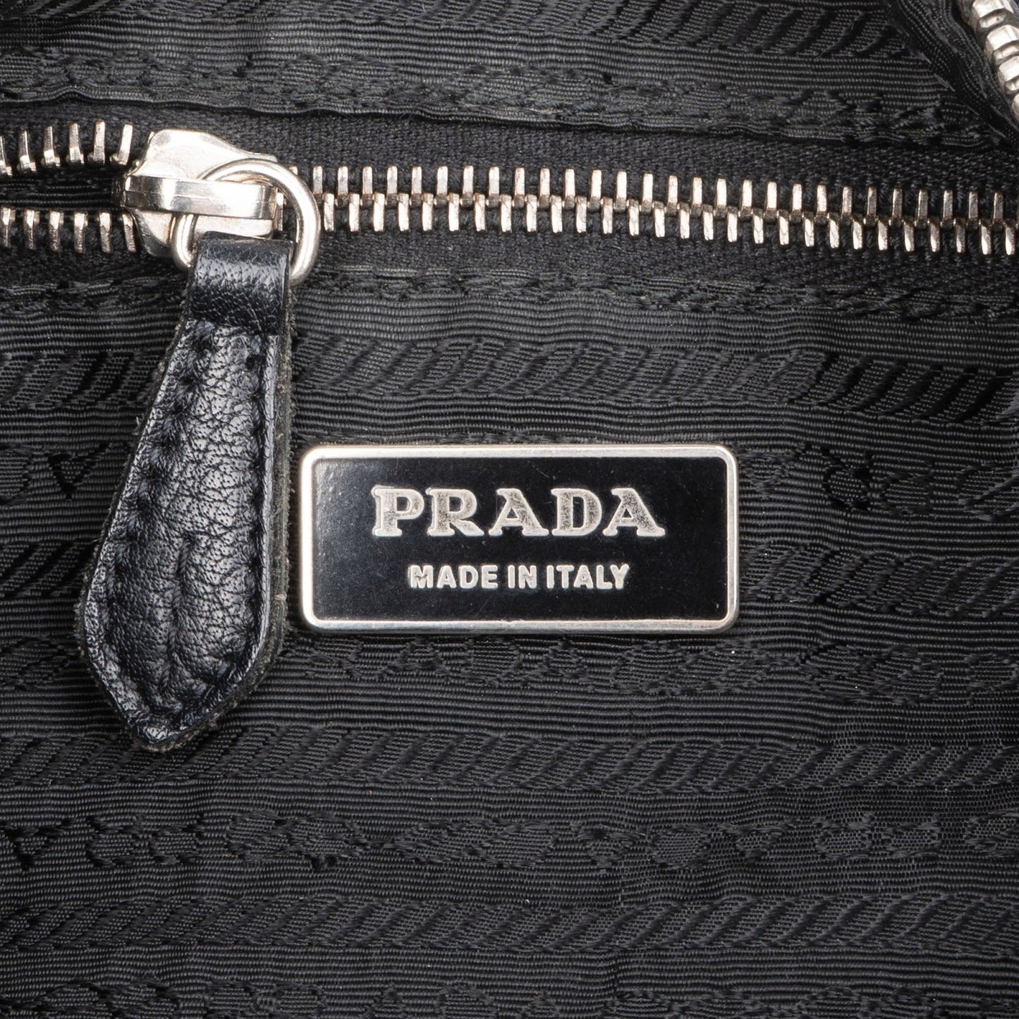 Prada Vitello Daino Leather Two Pocket Shoulder Bag