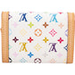 Louis Vuitton Monogram Murakami Multicolor Malle Trifold Coin Wallet