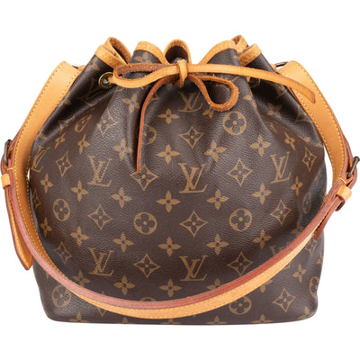 Louis Vuitton Monogram Canvas Sac Noé Petit Shoulder Bag
