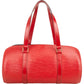 Louis Vuitton Red Epi Leather Epi Leather Soufflot Set Handbag
