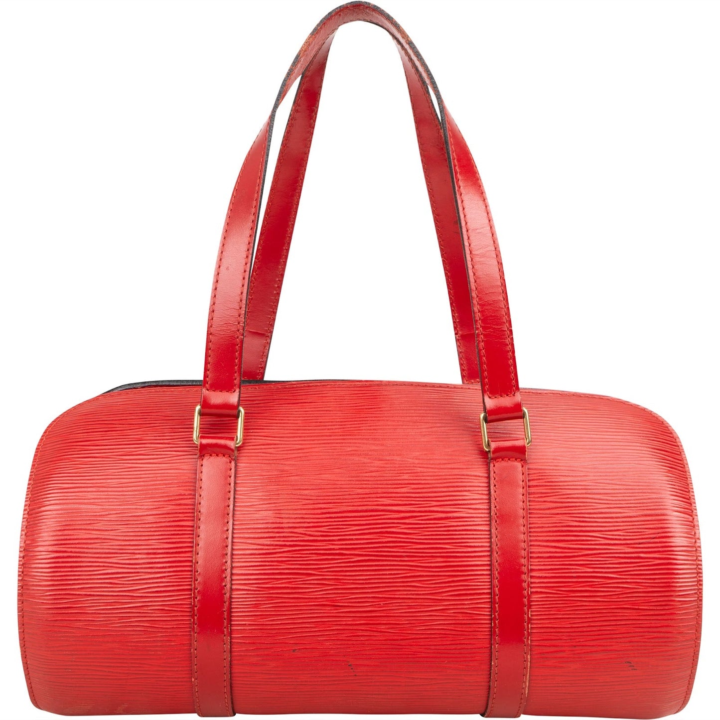 Louis Vuitton Red Epi Leather Epi Leather Soufflot Set Handbag