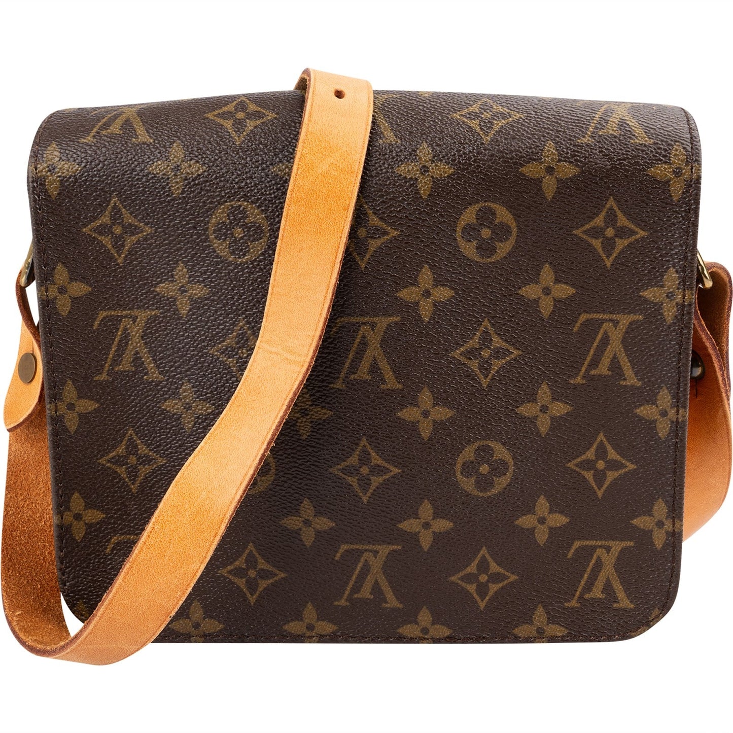 Louis Vuitton Monogram Canvas Cartouchiere MM Crossbody Bag