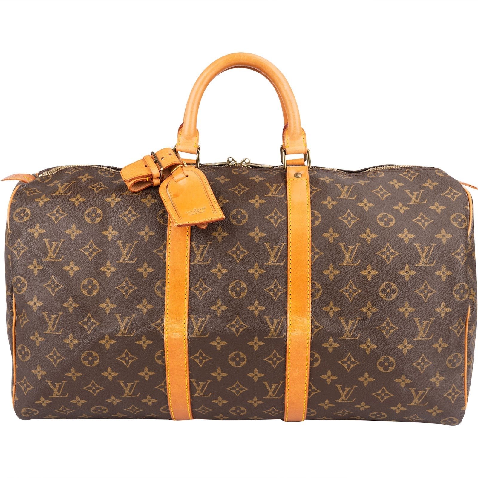 Louis Vuitton Monogram Canvas Keepall 50 Travel Bag