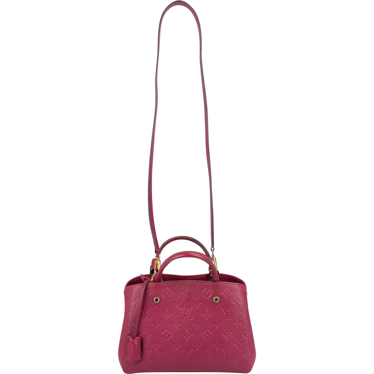 Louis Vuitton Leather Monogram Empreinte Montaigne BB Handbag