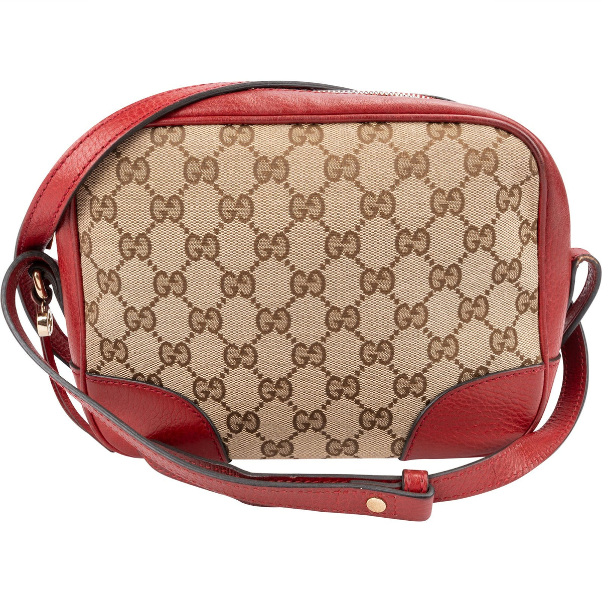 Gucci Monogram GG Canvas Bree Camera Crossbody Bag