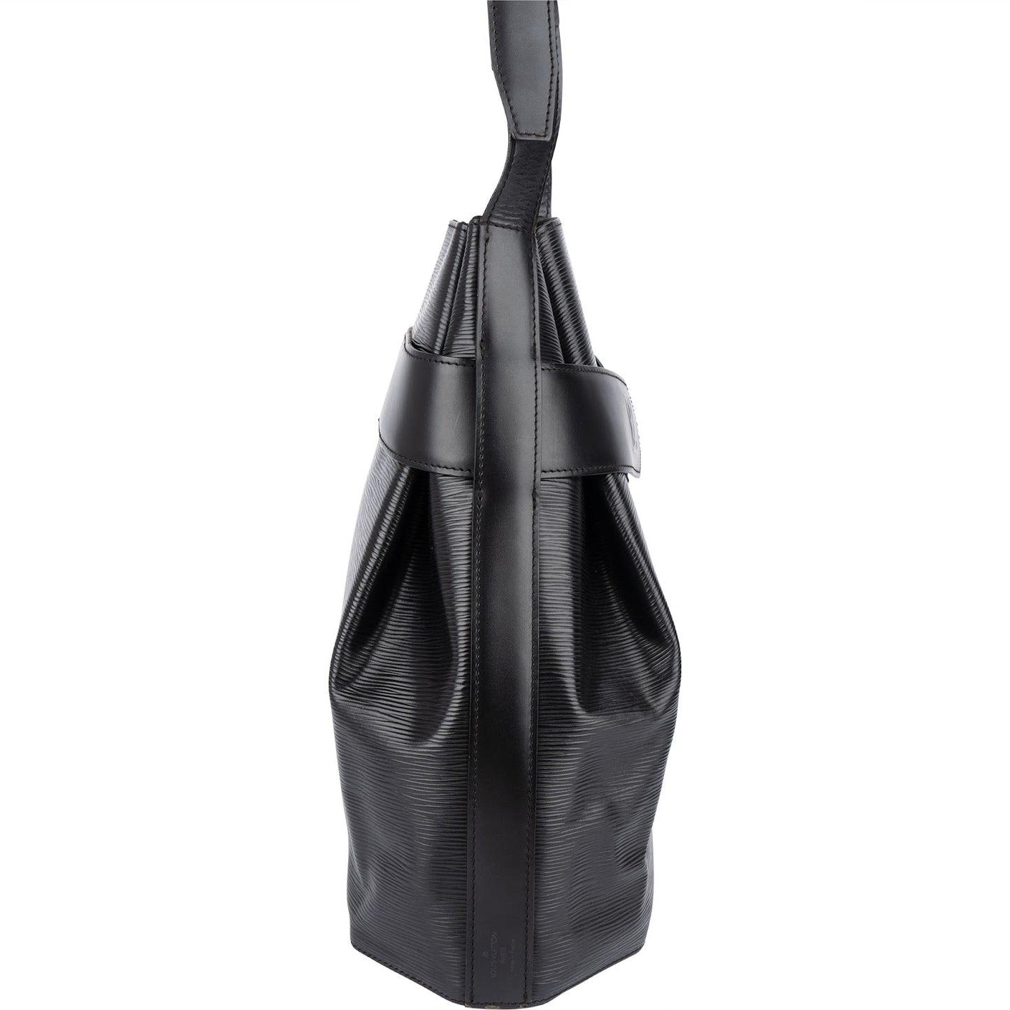 Louis Vuitton Noir Epi Leather Sac d'Epaule Shoulder Bag