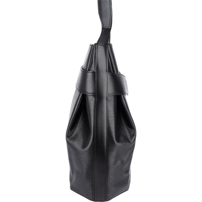 Louis Vuitton Noir Epi Leather Sac d'Epaule Shoulder Bag